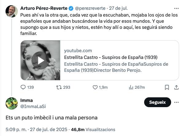 Pérez-Reverte i dona de Sabadell - Pérez-Reverte i dona de Sabadell