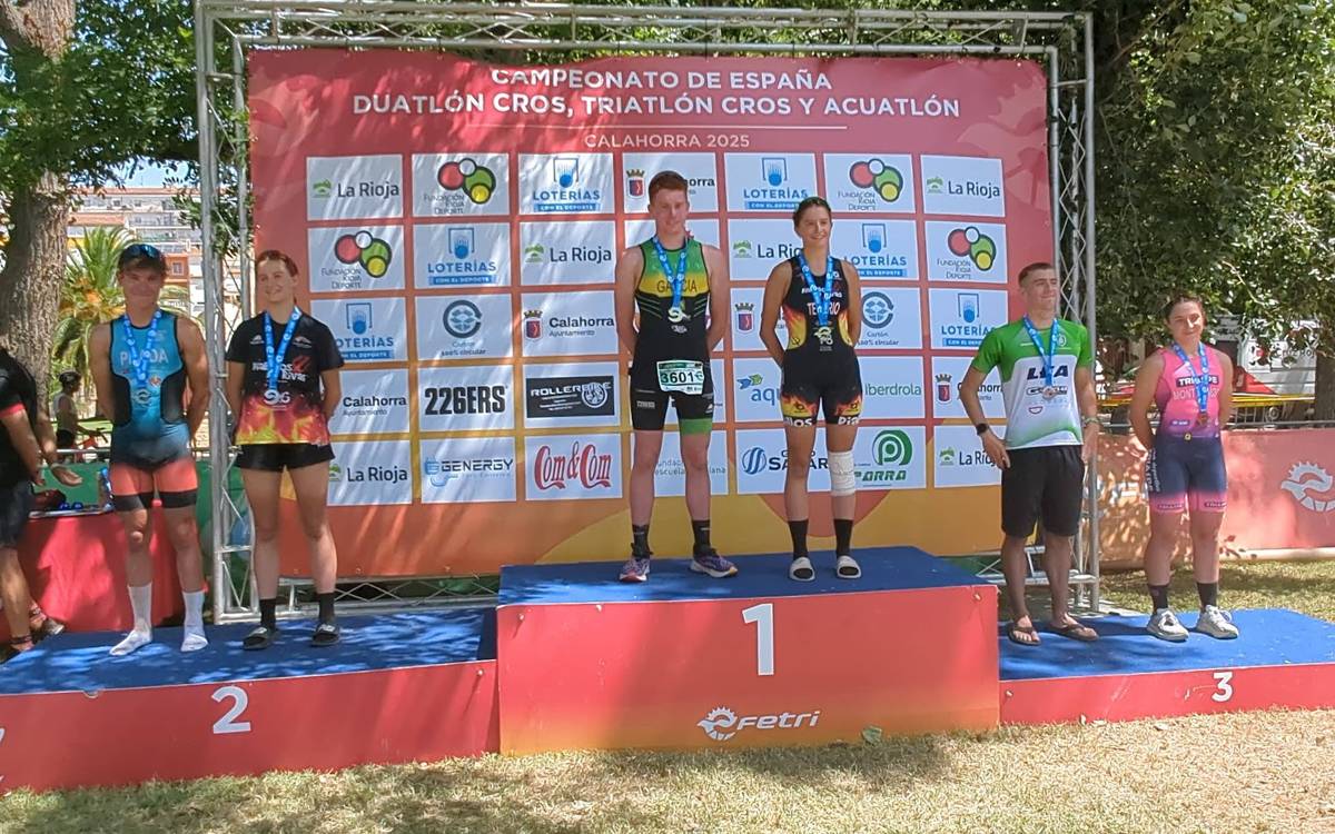 El manresà Aleix Garcia Vilaseca, campió d'Espanya júnior de duatló
