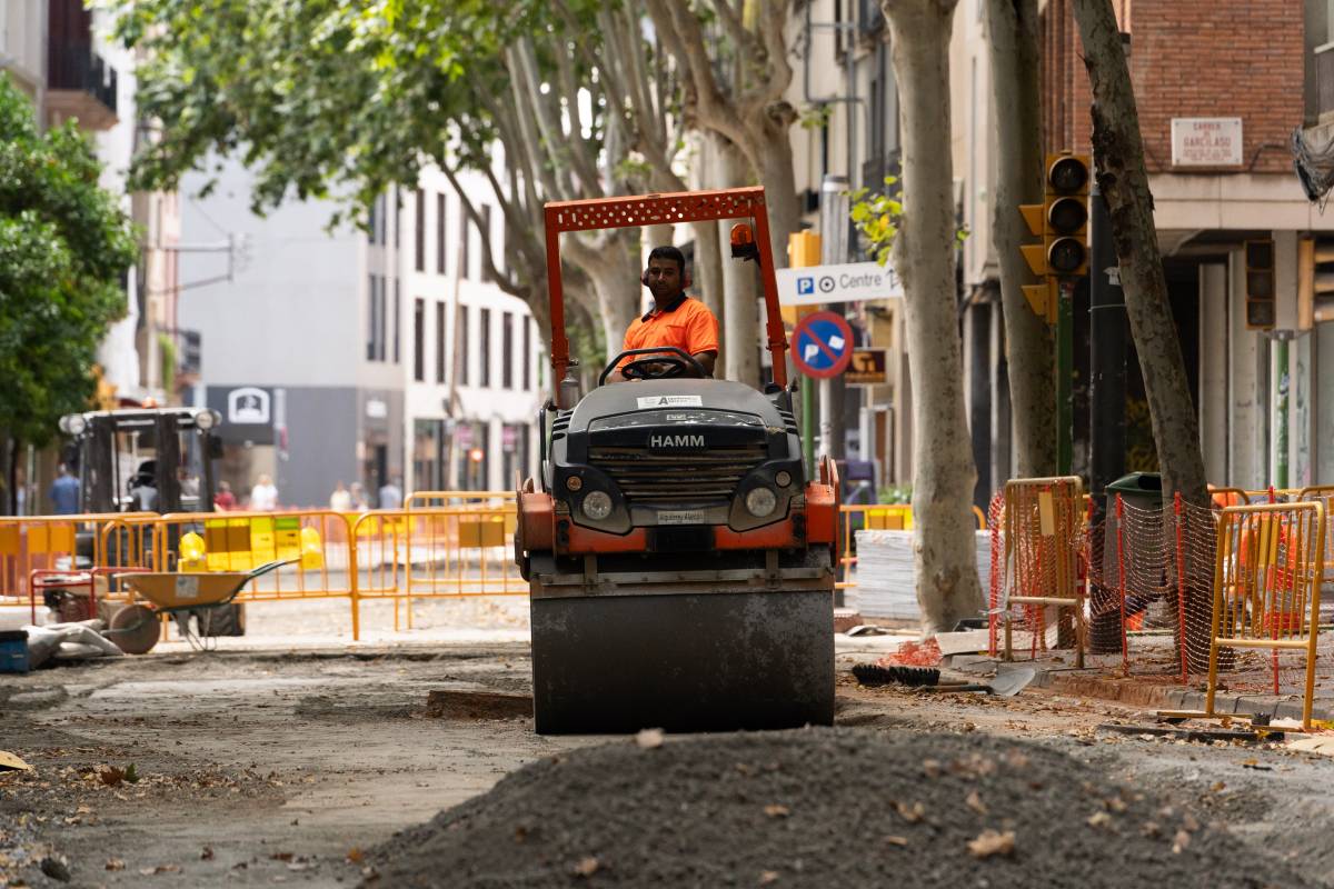 Així estan les obres de la Via Massagué - David Chao Així estan les obres de la Via Massagué