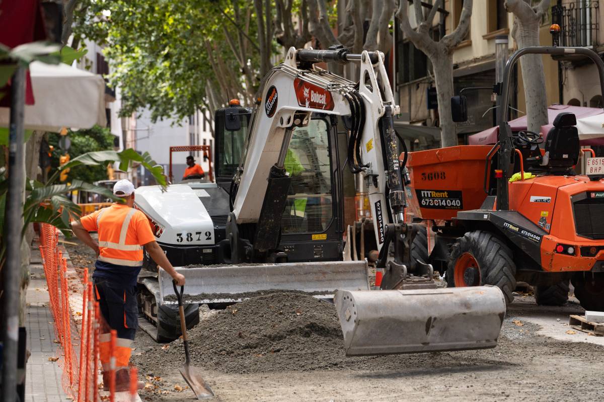 Així estan les obres de la Via Massagué - David Chao Així estan les obres de la Via Massagué