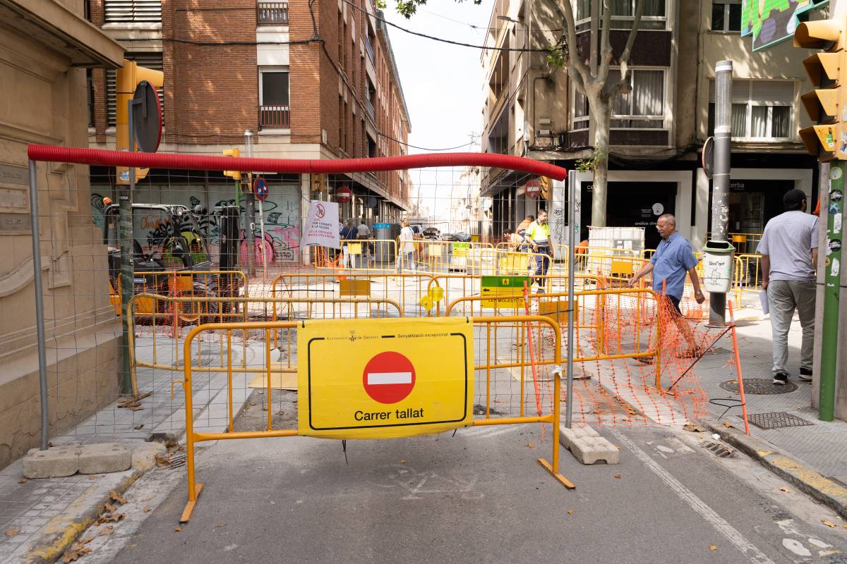 Així estan les obres de la Via Massagué - David Chao Així estan les obres de la Via Massagué