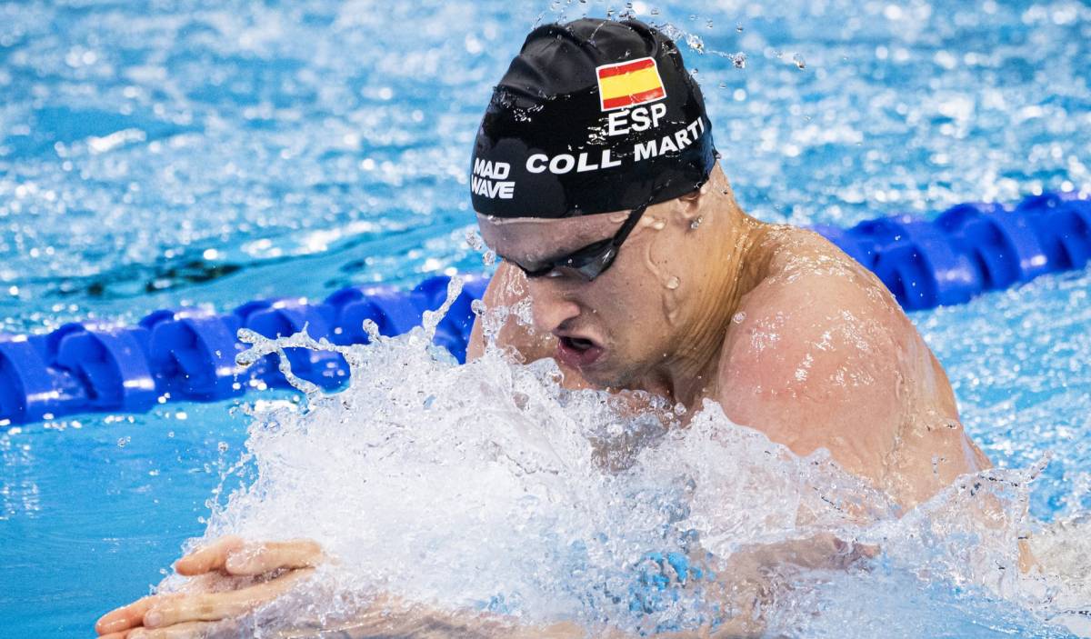 Carles Coll, rècord d'Espanya dels 200 braça i a la final del Mundial