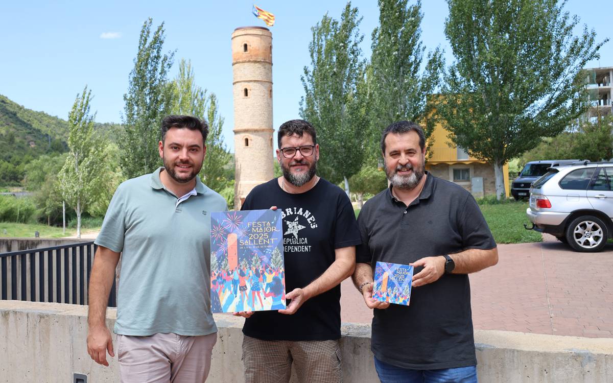 «Esclat», de Jordi Cirera, guanya el concurs de cartell de la Festa Major de Sallent 2025