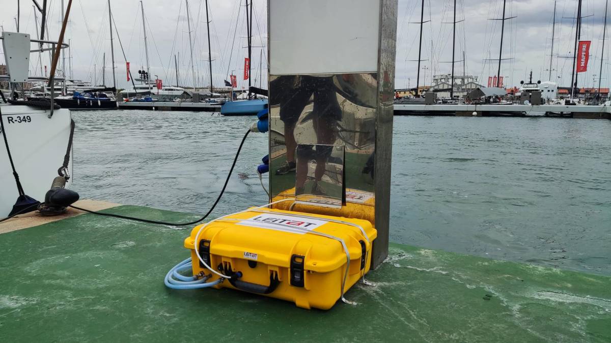 Leitat porta la tecnologia al mar per combatre els microplàstics durant la Copa del Rei de Vela