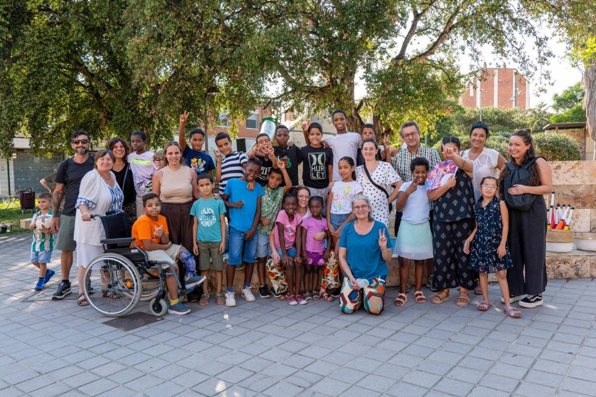 Infants sahrauís faran vacances a Rubí