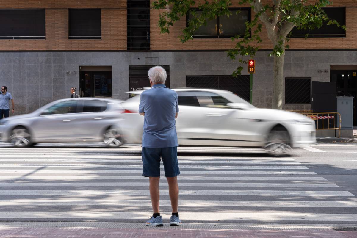 La Gran Via, el punt més sorollós de Sabadell