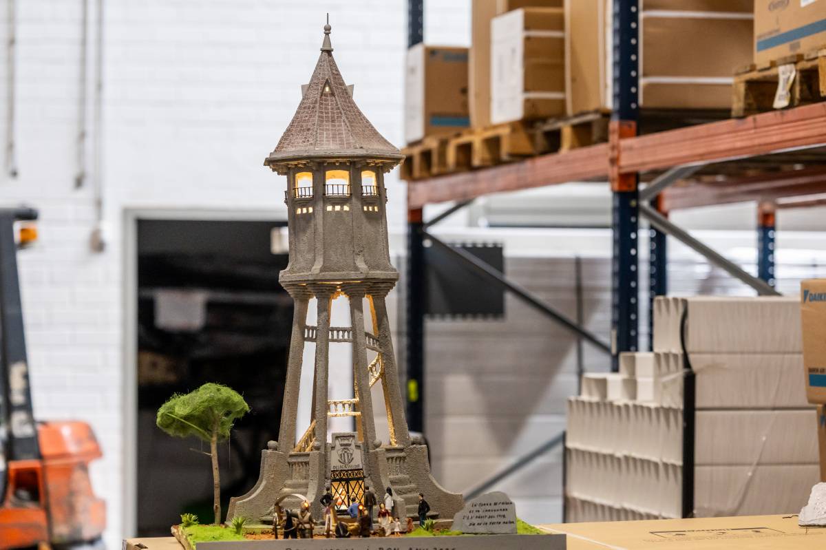 La maqueta que s`exposarà a la Subministradora del Vallès - Juanma Peláez La maqueta que s`exposarà a la Subministradora del Vallès