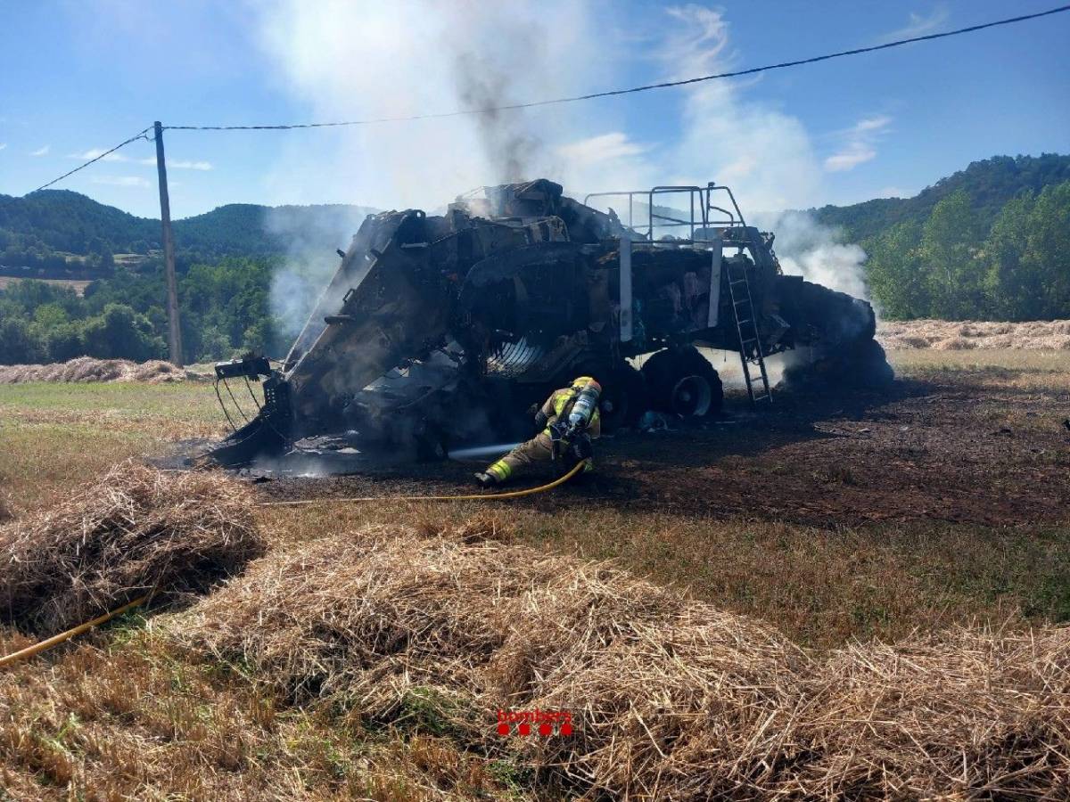 El bombers apagant el foc - El bombers apagant el foc