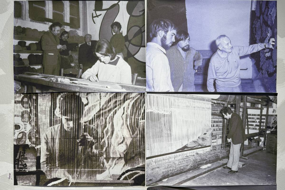 Diverses imatges de l'Escola Catalana del Tapís - ACN