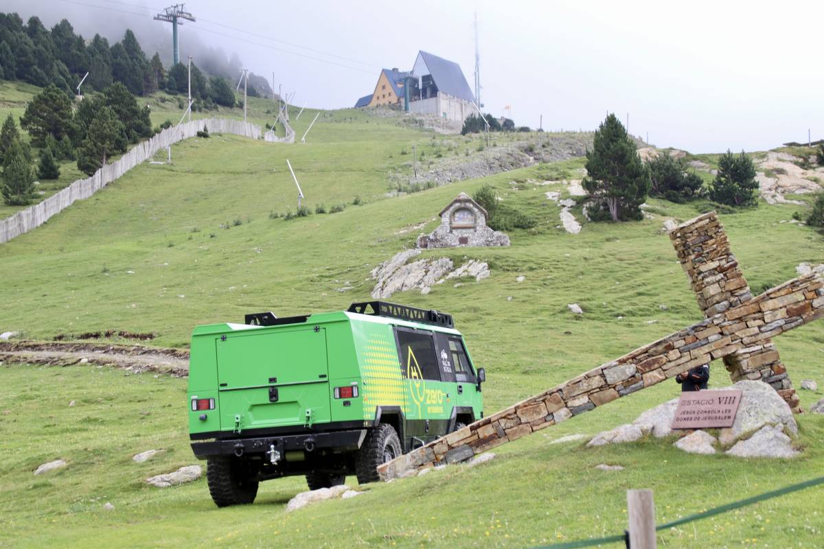 Així és el 4x4 elèctric que s'ha dissenyat per visitar la Vall de Núria