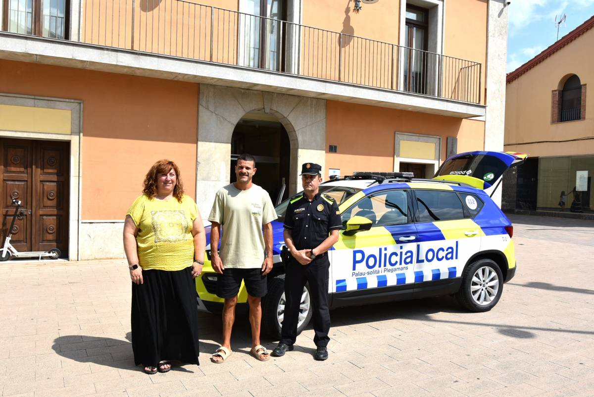 Nou cotxe policial a Palau-solità - Cedida