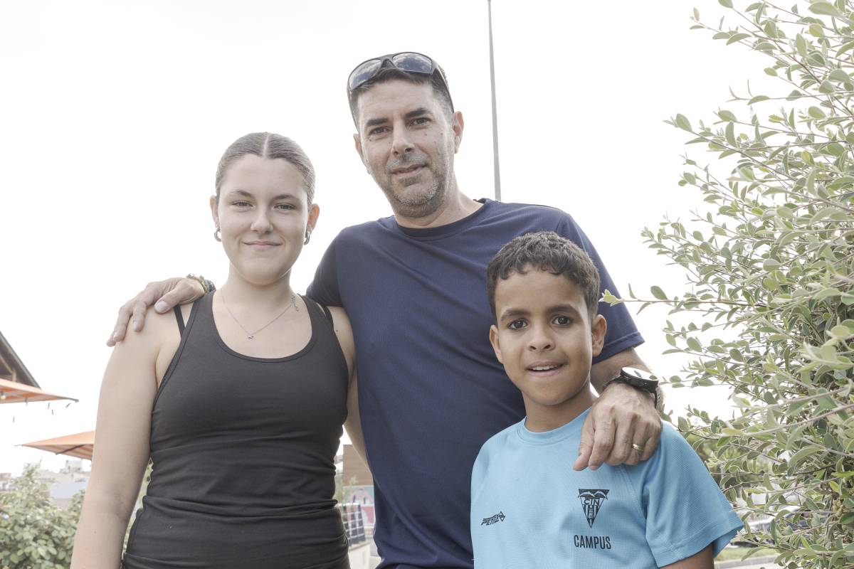 El Yasin amb la Laura i l'Albert - Lluís Clotet