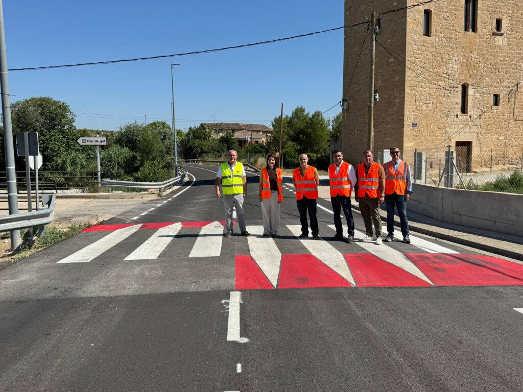 La Diputació rehabilita la carretera entre les Borges i la Floresta