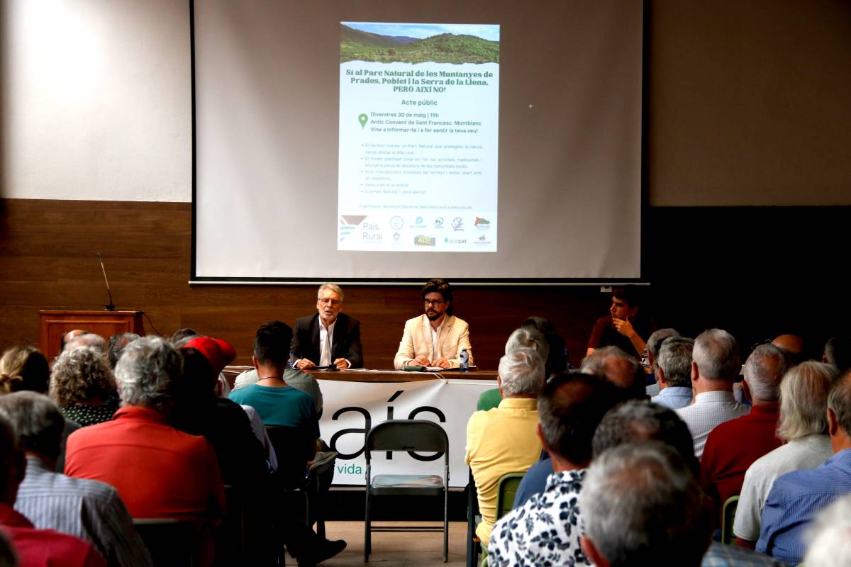 País Rural proposa que tots els municipis del Parc Natural de les Muntanyes de Prades formin part de la junta rectora