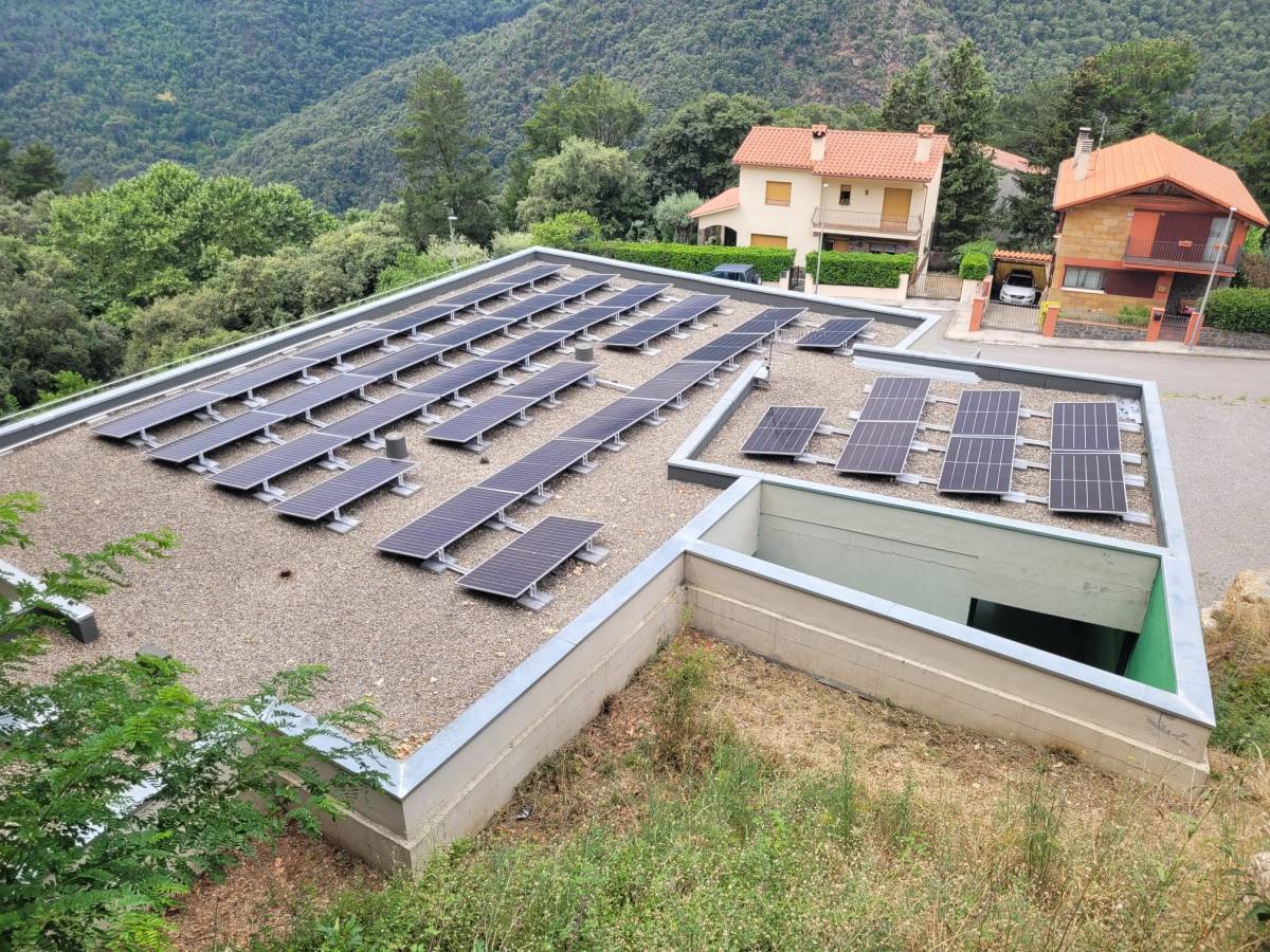 El poble de Montseny avança cap a l'autosuficiència energètica