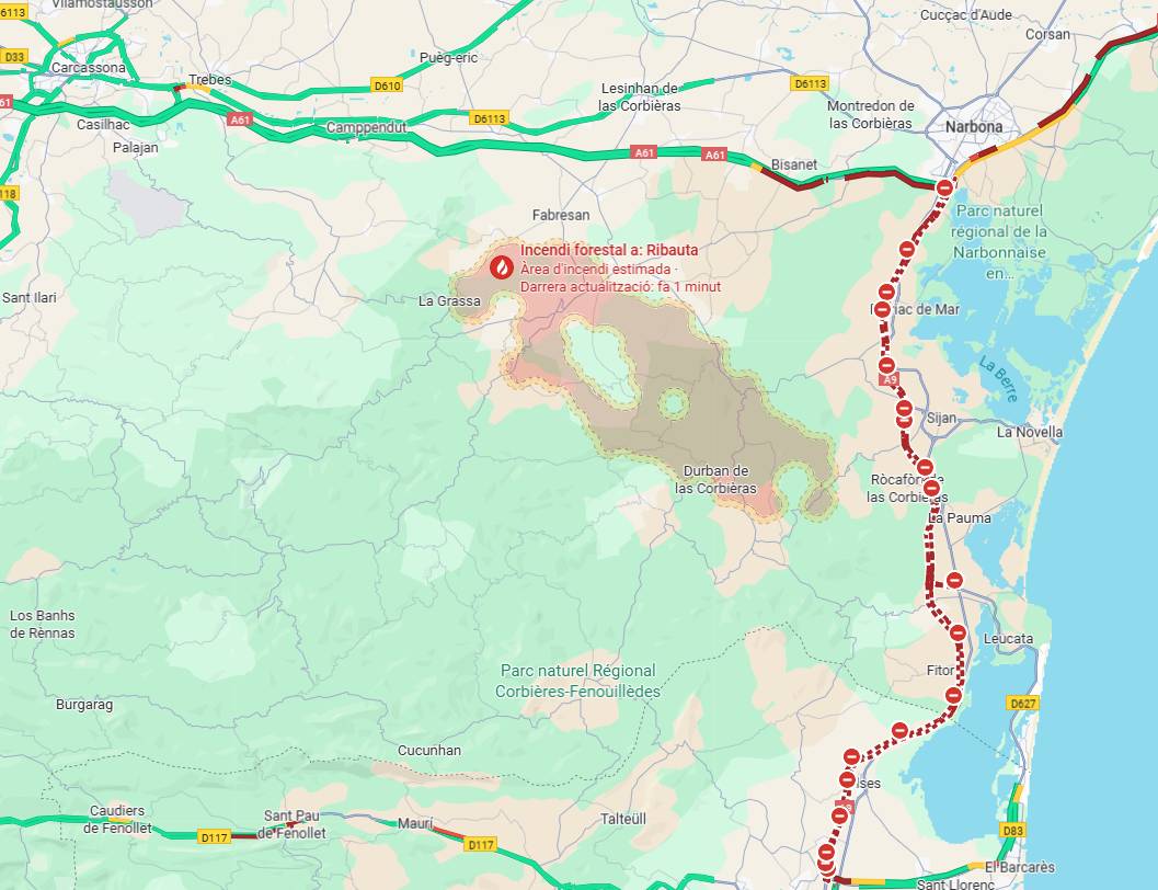 Incendi a Occitània  - 