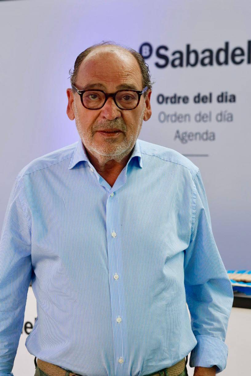Jordi Casas, president de l’Associació  d’Accionistes Minoritaris del Banc Sabadell  - JUANMA PELÁEZ