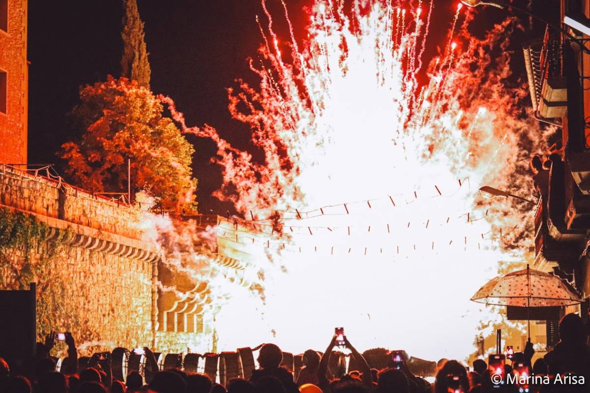 El castell de focs artificials de l`edició del 2024