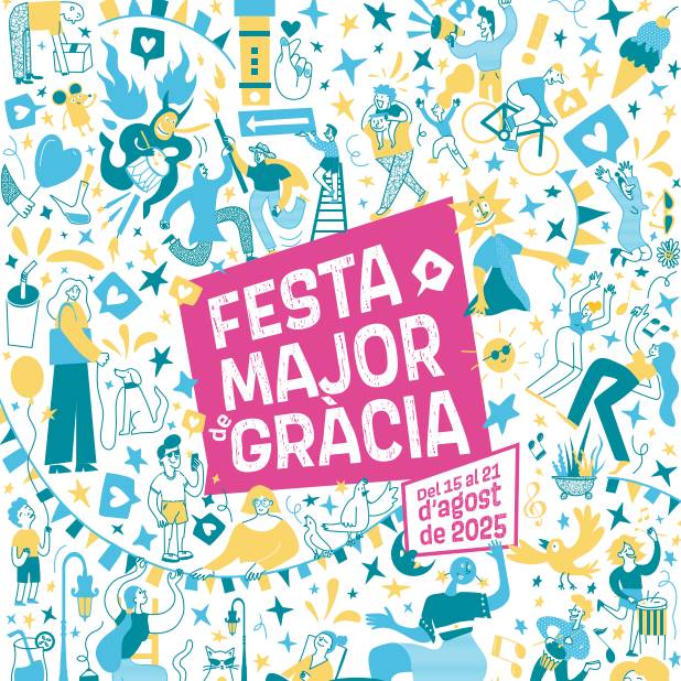 Cartell de la festa major de Gràcia 2025