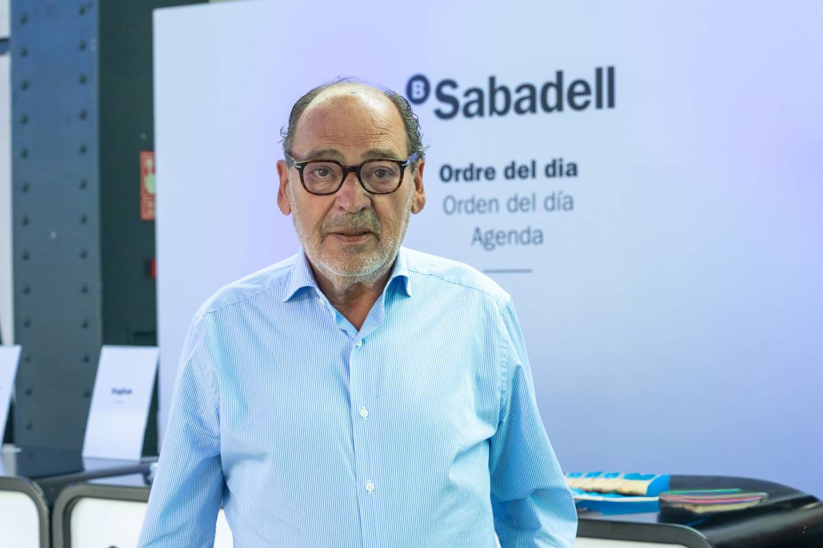 Jordi Casas, president de l’Associació d’Accionistes Minoritaris del Banc Sabadell - JUANMA PELÁEZ Jordi Casas, president de l’Associació d’Accionistes Minoritaris del Banc Sabadell
