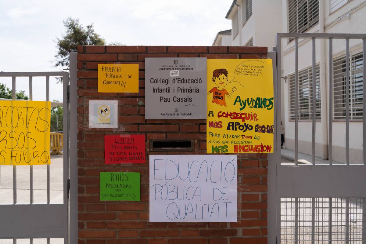 Una plataforma de famílies per demanar una escola més inclusiva amb espurna a Sabadell
