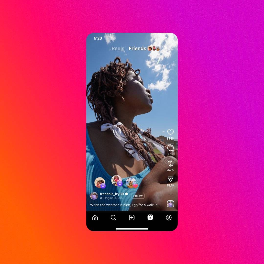 La nova pestanya dels reels d`Instagram - Meta La nova pestanya dels reels d`Instagram