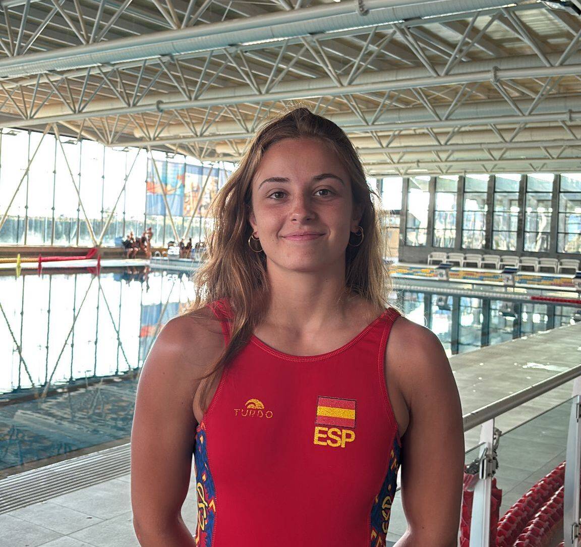 Irene Casado i Enric Arnella, amb la selecció espanyola sub-20 al Mundial