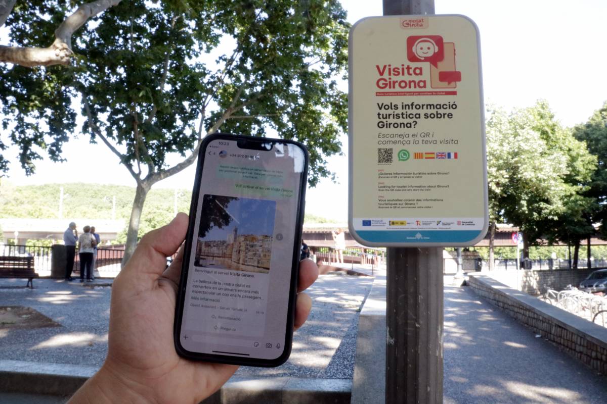 Un xat basat en intel·ligència artificial informa als turistes sobre l'oci i cultura de Girona