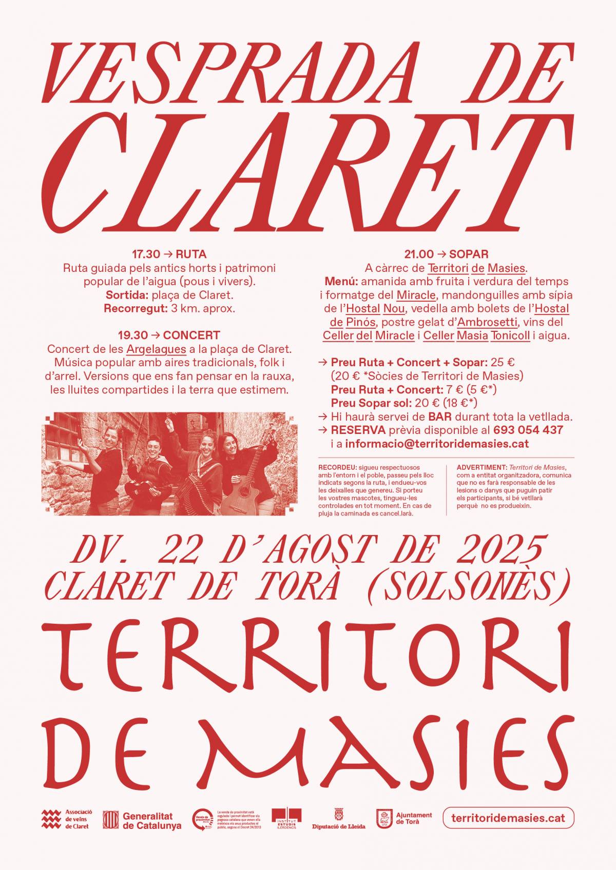 Cartell de l'activitat  - 