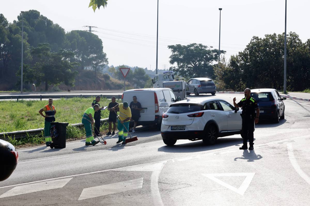 Accident a l'entrada de Sabadell - Juanma Peláez