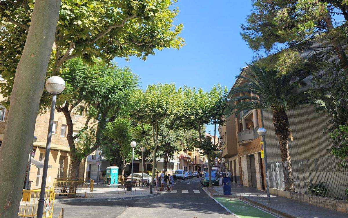 Vila-seca finalitza les obres de millora a l'avinguda de la Verge de Montserrat i al carrer Antoni Gaudí