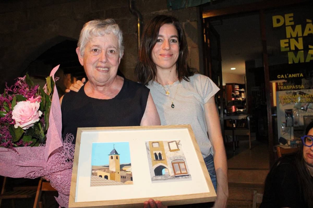 La Claustre Barcons amb la pintora Anna Terricabras - Ramon Estany La Claustre Barcons amb la pintora Anna Terricabras