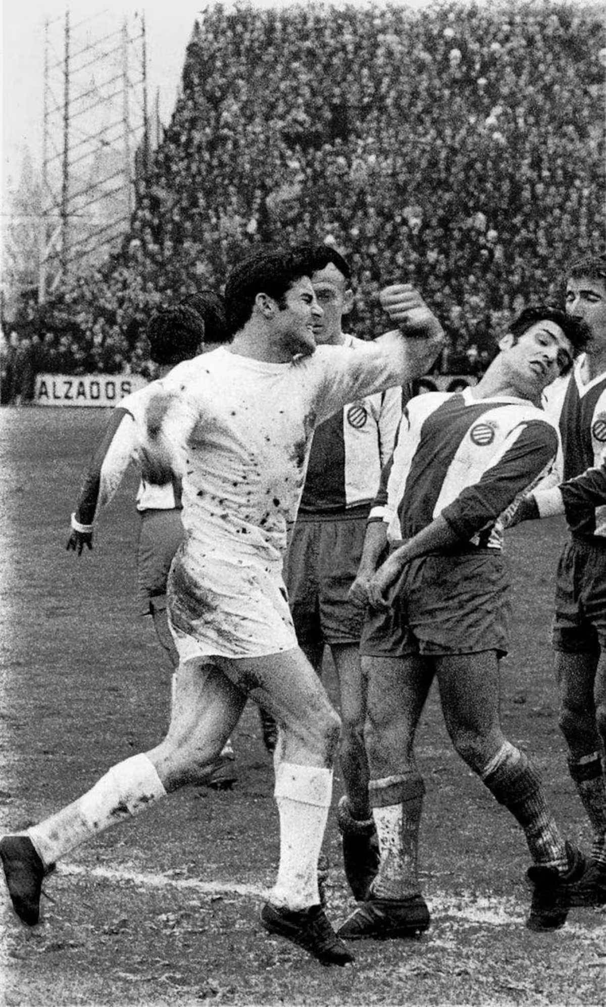 Riera, en un partit de lliga amb l`Espanyol - RCD Espanyol Riera, en un partit de lliga amb l`Espanyol