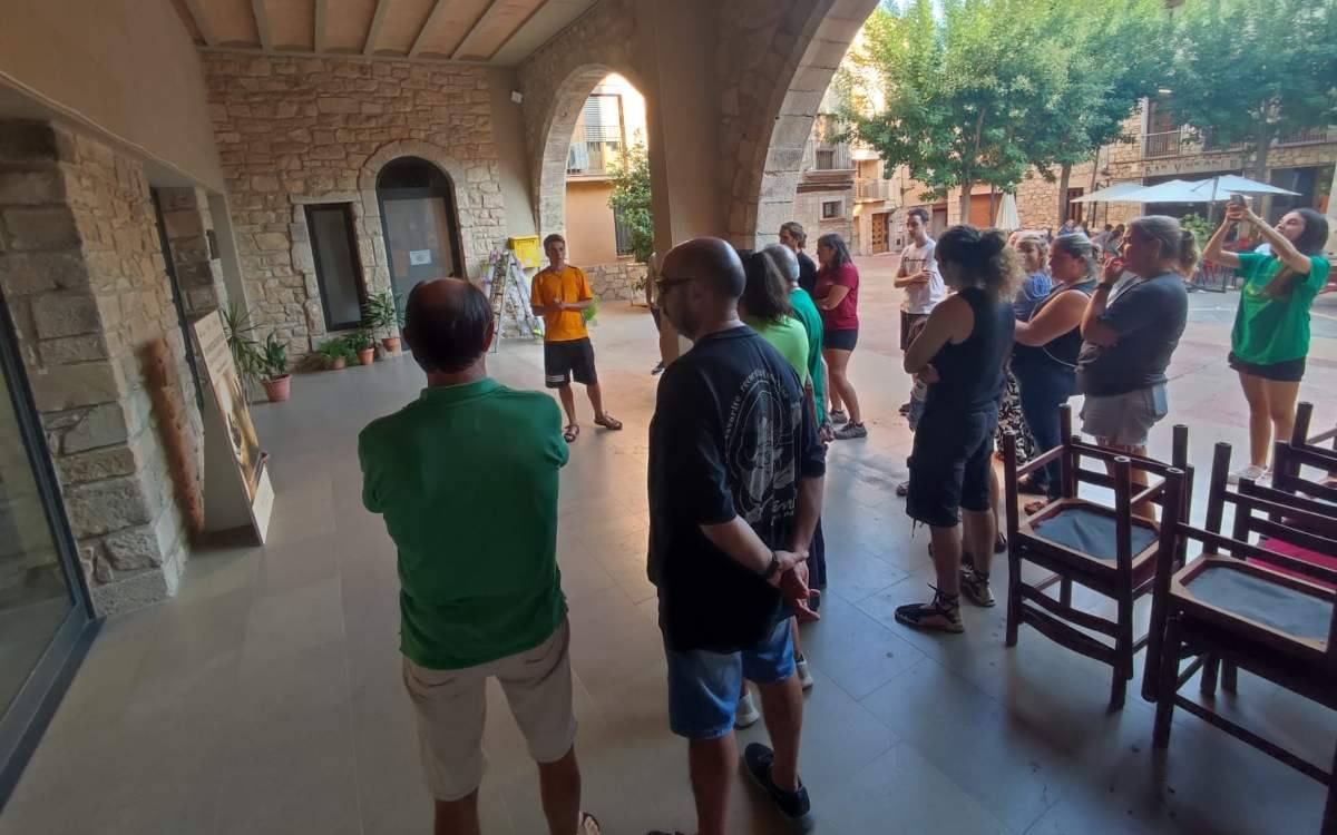 Inaugurada la Mostra d’Art Jove de Teo Milán a Vimbodí i Poblet