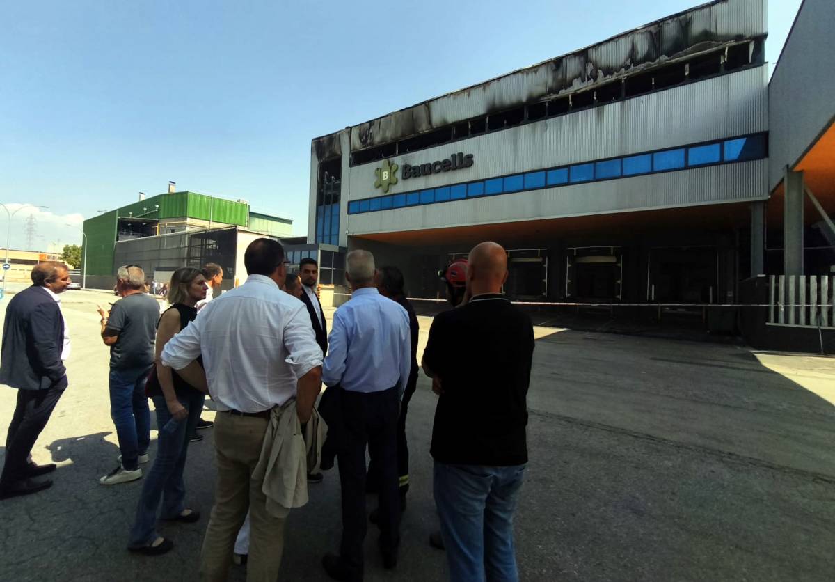 Les empreses càrnies afectades per l'incendi al polígon Malloles de Vic es reuneixen amb la Generalitat