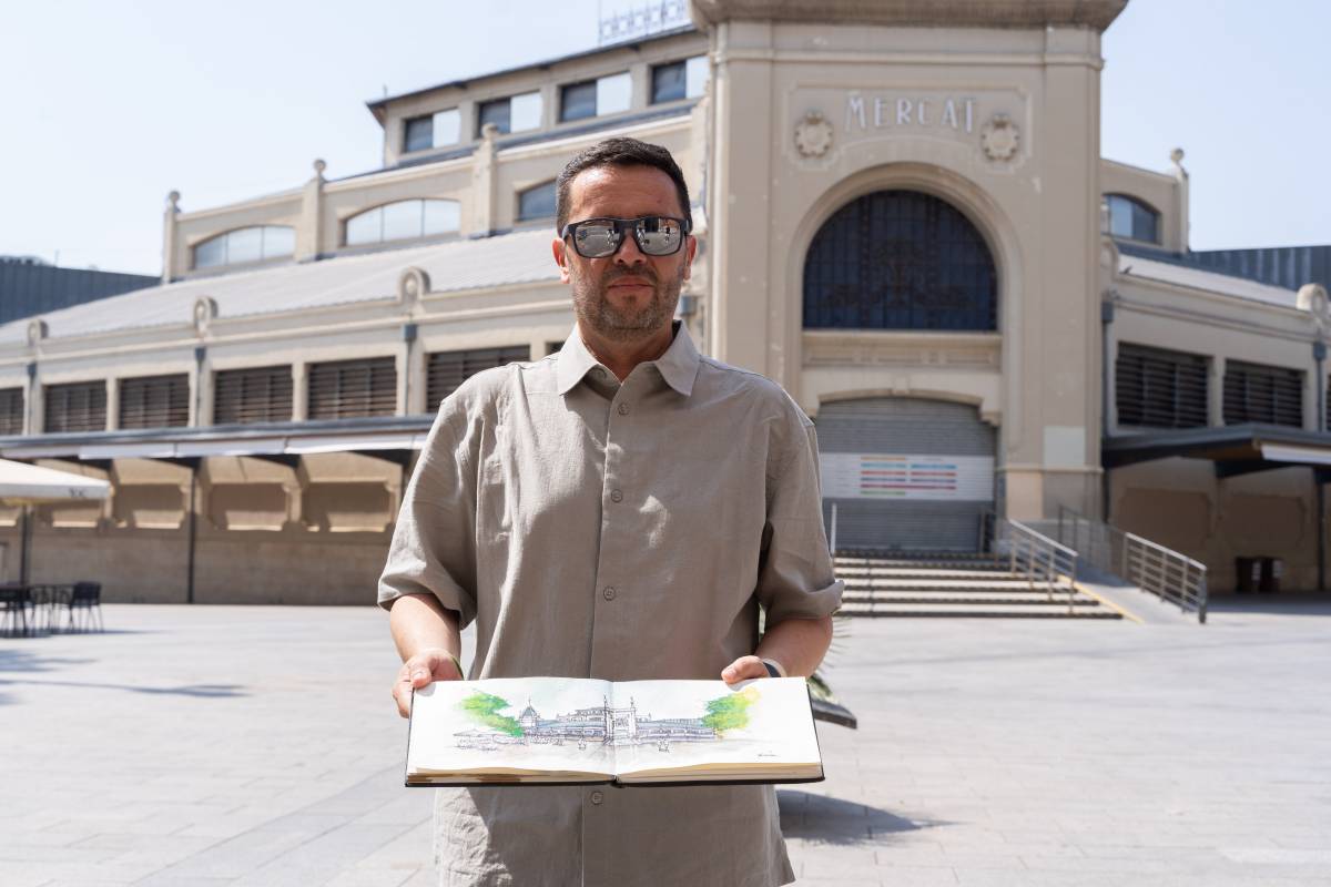 De Colòmbia a Sabadell per plasmar la ciutat al paper: 