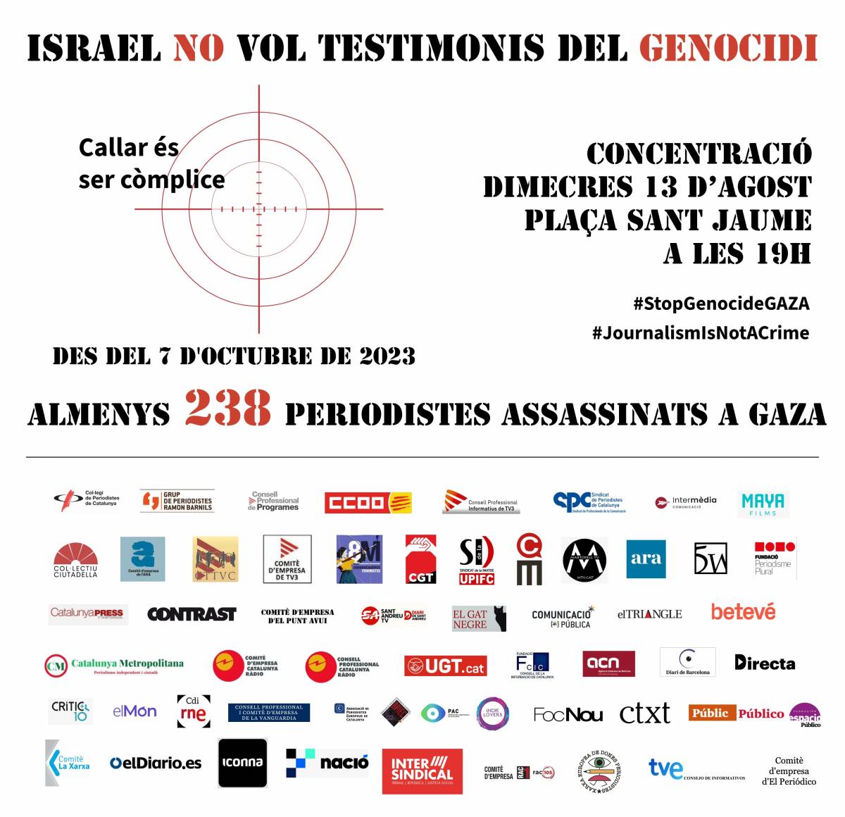 El cartell de la manifestació - 