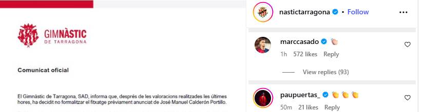 Comentari Casadó - 
