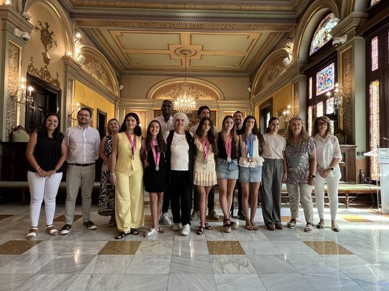 Plata històrica del Twirling Lleida a la Copa de les Nacions de Torí