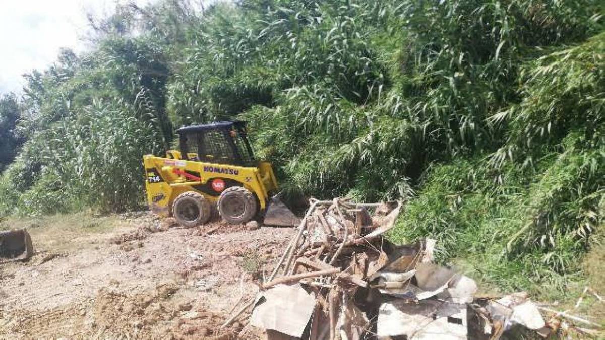 En marxa les obres de restauració ambiental al torrent de la Grípia