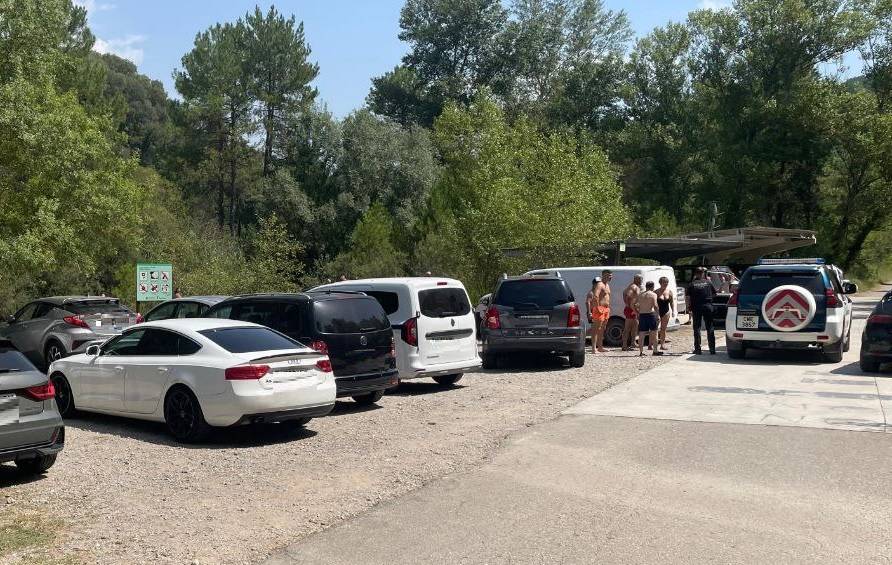 Un dispositiu policial a la Ribera Salada al Solsonès acaba amb nou sancions