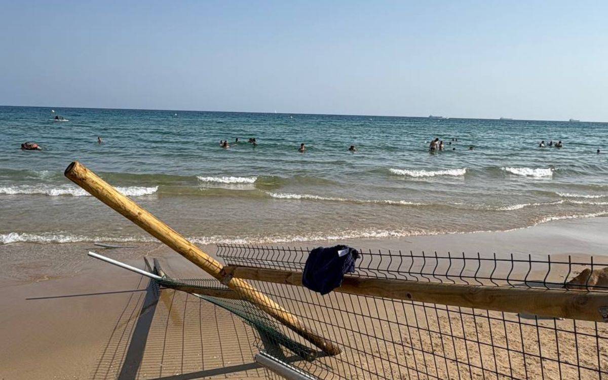 Denuncien l'estat de l'espai per a gossos de la platja Llarga de Tarragona: «Manca de manteniment»