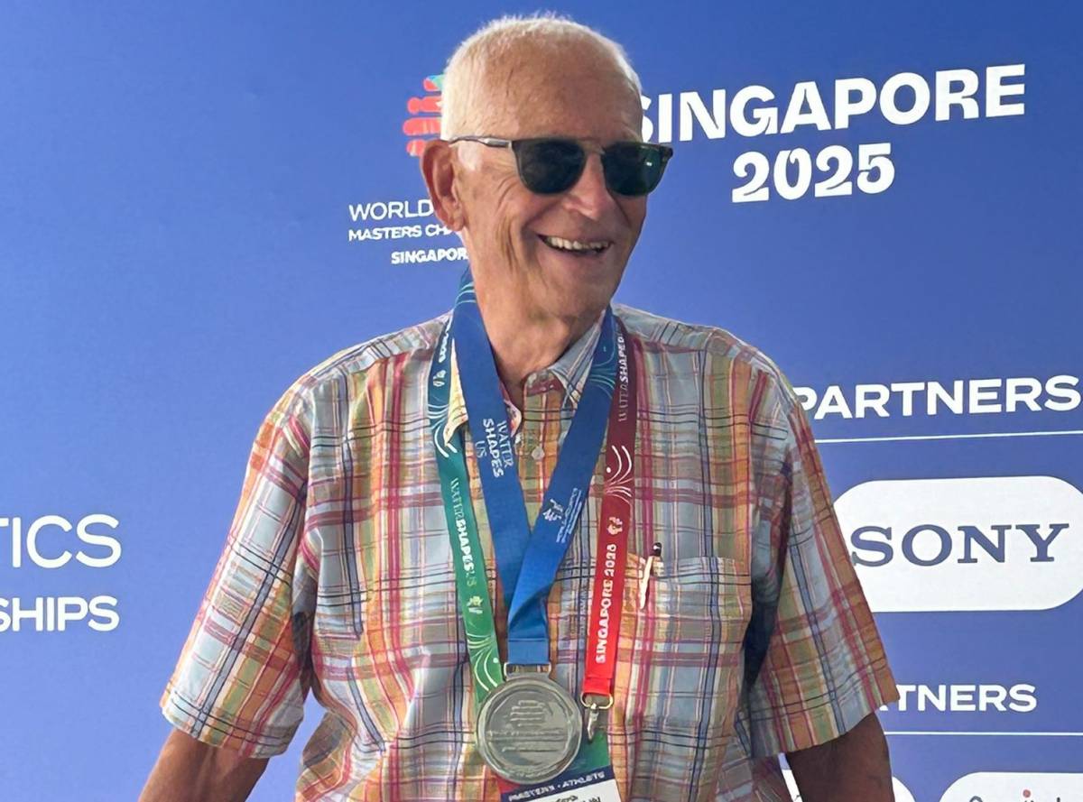 Quatre medalles per a Fred de Bruijn al Mundial Màster de natació