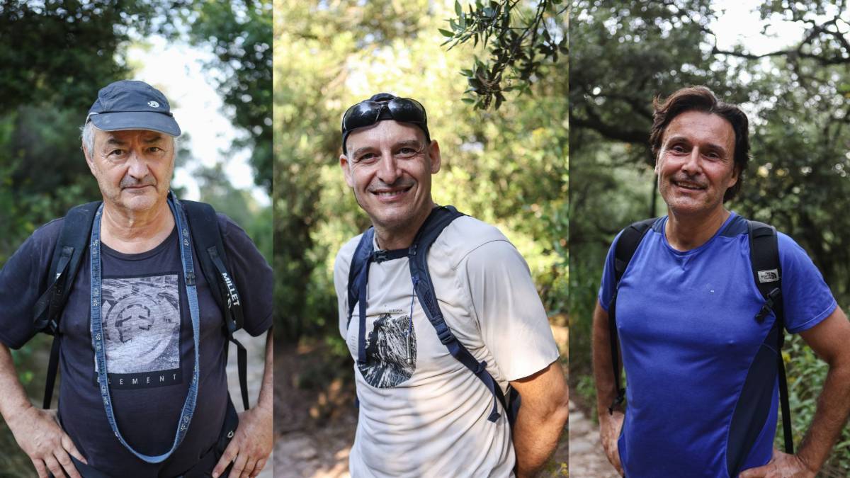 Carles, Miquel i Enric, d`esquerra a dreta - Víctor Castillo Carles, Miquel i Enric, d`esquerra a dreta