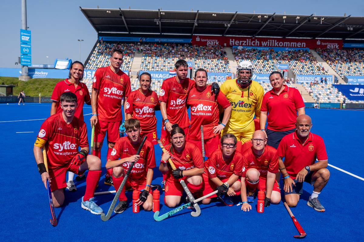Quart lloc de la selecció de hockey+ a Mönchengladbach