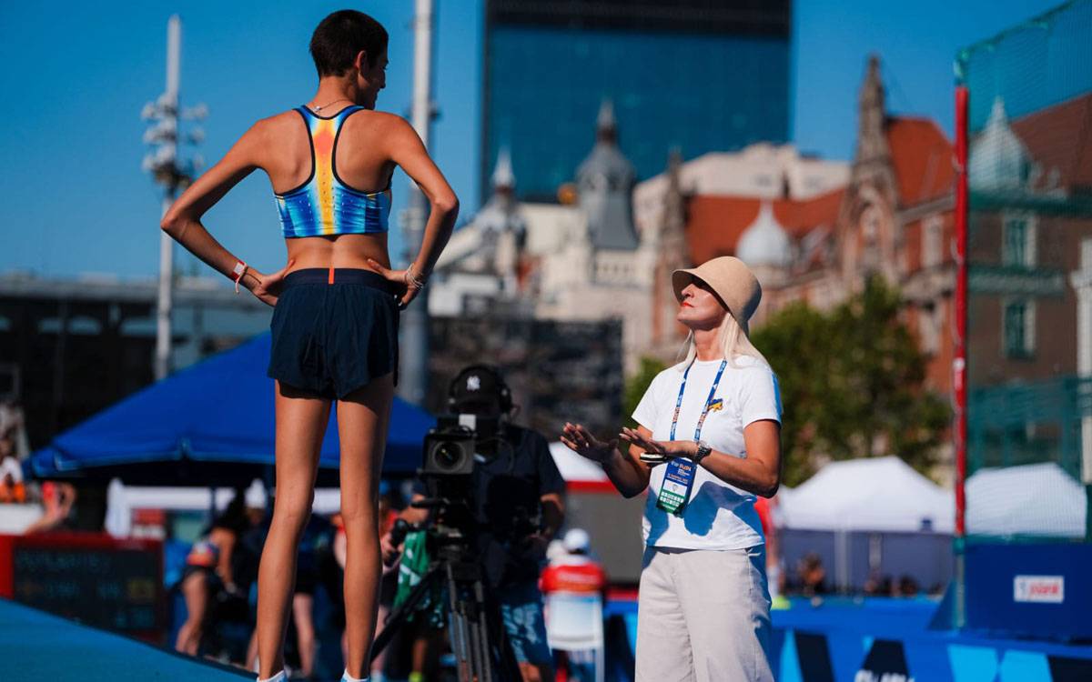 L'atleta manresana Ona Bonet, setena a la Diamond League de Silesia en salt d'alçada
