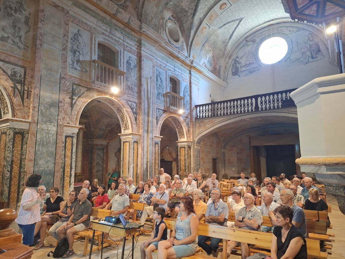 La Festa Major de Madrona estrena amb èxit la visita a la seva esglèsia barroca