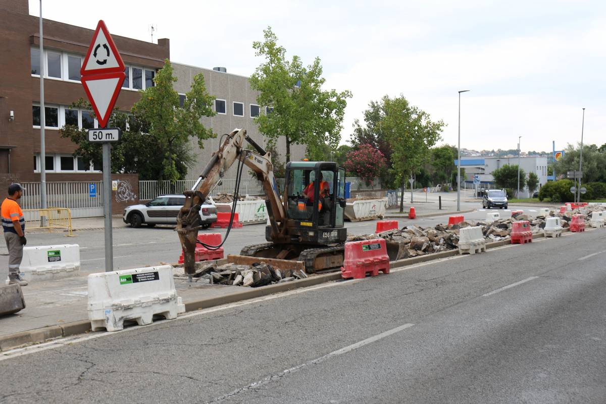 Comencen les obres de l'avinguda del Vallès