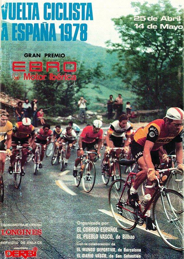 Cartell oficial de l’edició de 1978 de la Vuelta, organitzada pel diari El Correo Español - El Correo Español Cartell oficial de l’edició de 1978 de la Vuelta, organitzada pel diari El Correo Español