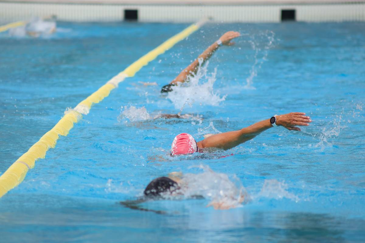 La piscina de Can Llong, acull centenars de persones de totes les edats